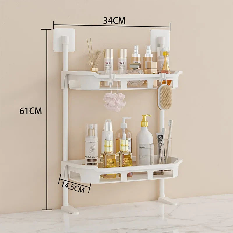 Double Shelf Wall-Mount Rack
