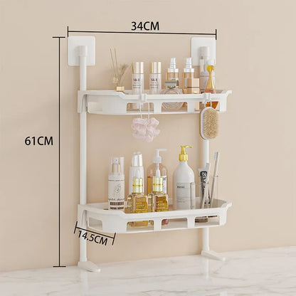 Double Shelf Wall-Mount Rack