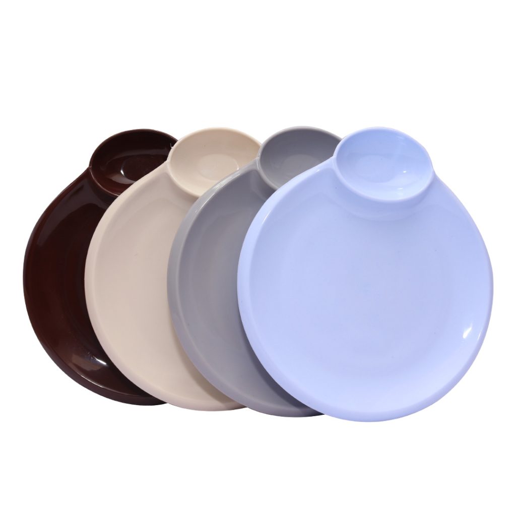 Snack Plate Round Shape Pack Of 2