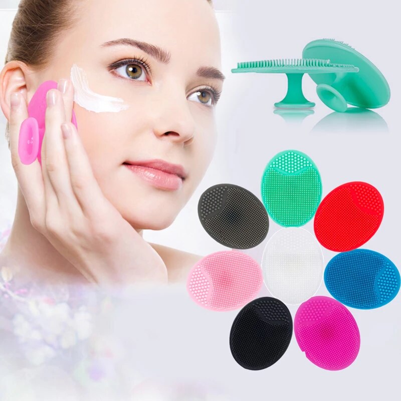 Soft Silicone Face Cleansing Brush Beauty Facial Washing Pad