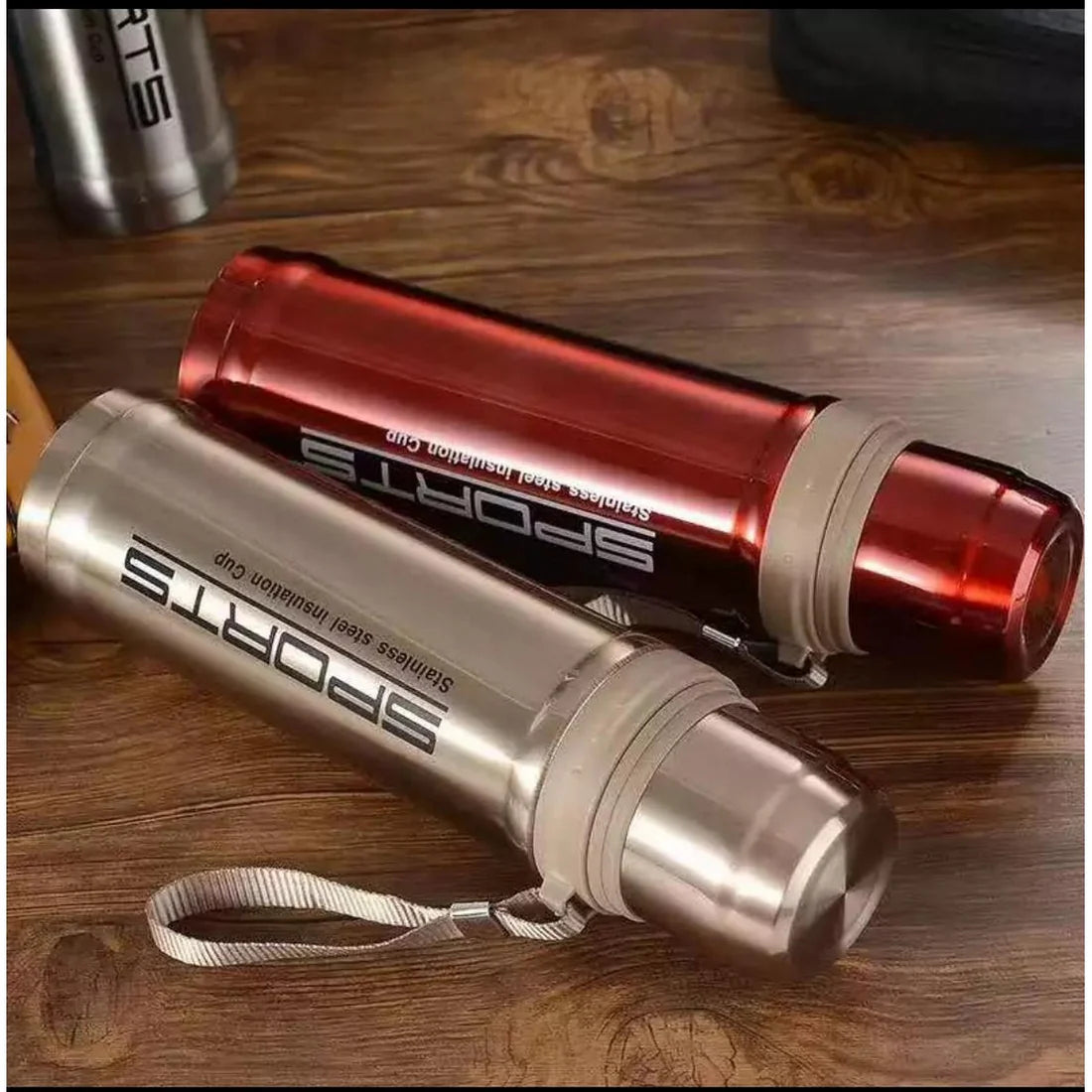 Flip-N-Sip Sports Bottle + Travel Cup