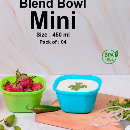 Compact 4 Piece Mixing Bowl Set