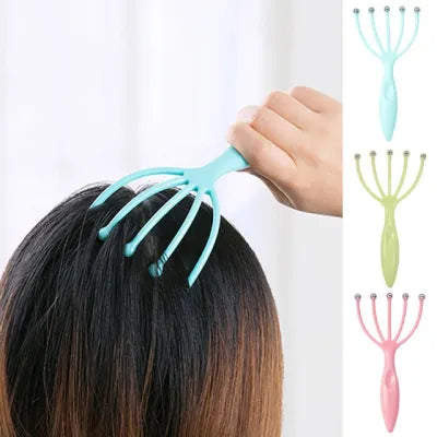 1PC Five Finger Scalp Stress Relax Pain Relief Head & Neck Massager