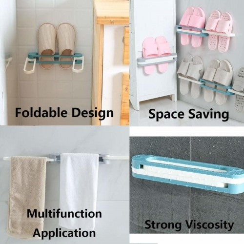 Foldable Slippers Storage Shelf