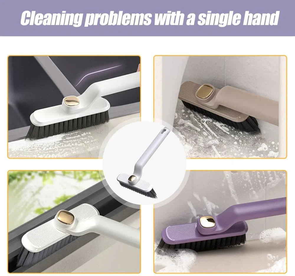 Rotating V Shaped Hard Bristle Cleaning Brush