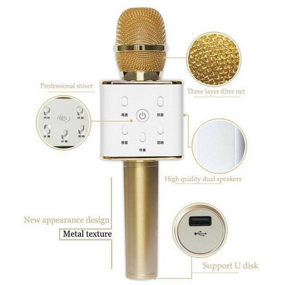 Mic and Hifi Speaker,Voice Changer, Bluetooth wireless Speaker