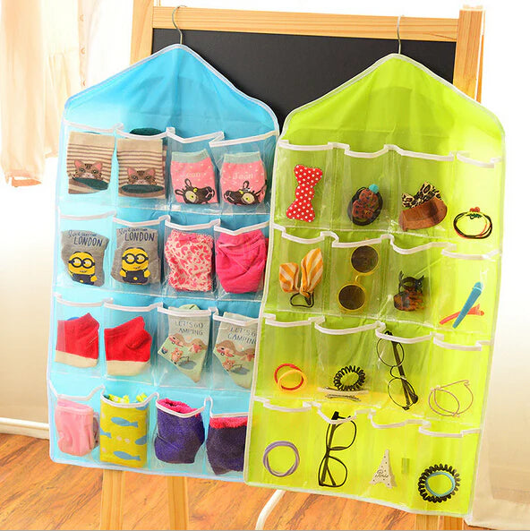 Pack Of 3 16 Pocket Hanging Organizer