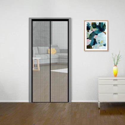 No-Tools Magnetic Mesh Door