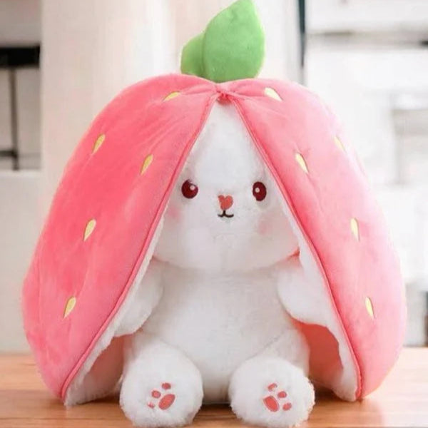 Adorable Strawberry Bunny Toy (25Cm /10Inch)