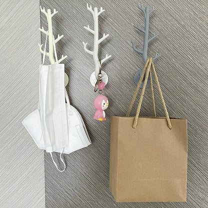 1 Pc Tree Branch Design Adhesive Wall Hook