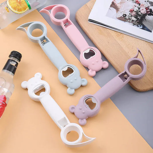 4 in 1 Creative Cute Bear Shape Bottle Opener