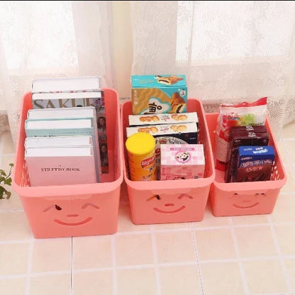 3Pcs Set Smiley Organiser Basket