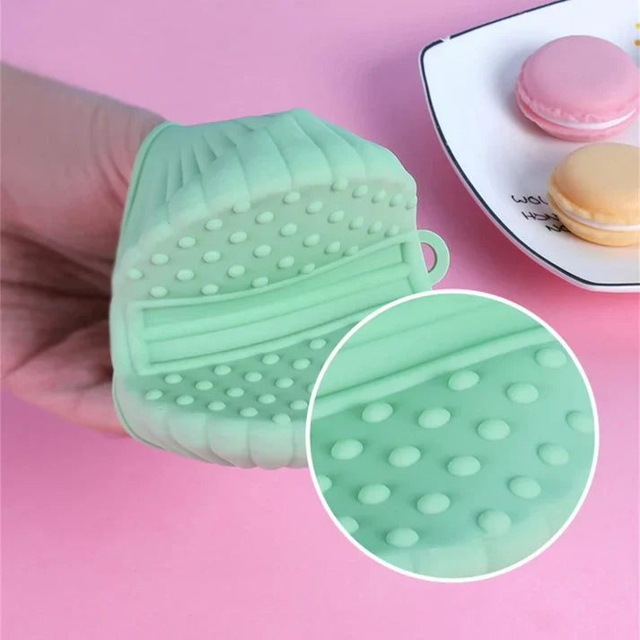 Non-Slip Seashell Pot Holder Silicone Gloves