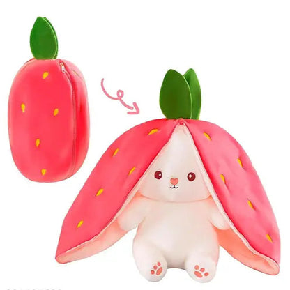 Adorable Strawberry Bunny Toy (25Cm /10Inch)