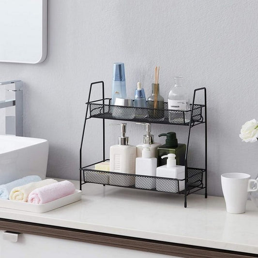 Twin Layer Iron Rack Organizer