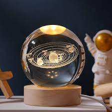 Planetary Crystal Ball Lamp