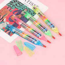 1 Pcs Multi-Colored Crayons Pen