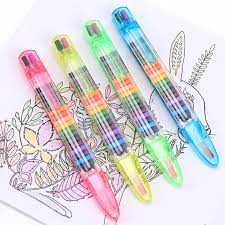 1 Pcs Multi-Colored Crayons Pen