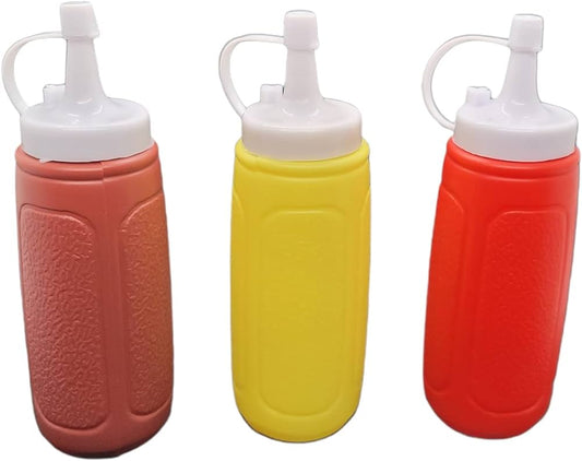 1 Pcs Plastic Ketchup Dressing Bottle