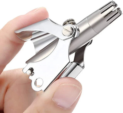 Mini Portable Stainless Steel Manual Nose Hair Trimmer