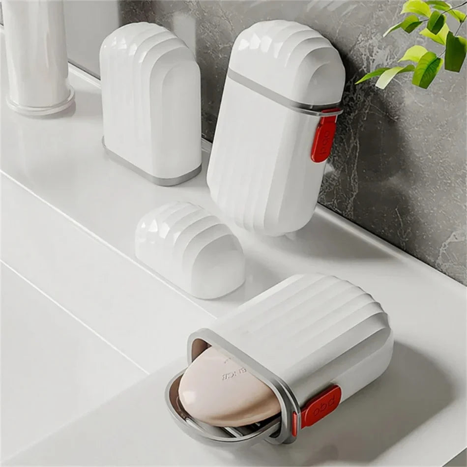 Compact Travel Soap Storage Case