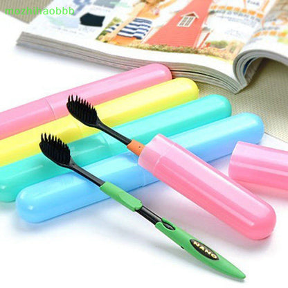 2 Pcs Travel Hiking Camping Toothbrush Protect Holder.