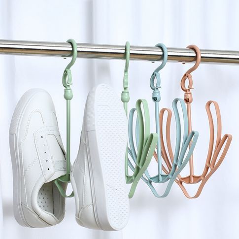 1 Pcs double hook Shoes Drying Hanger for Dehumidifying