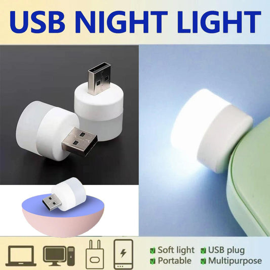 10Pcs Portable Mini Usb Led Bulb Night Light