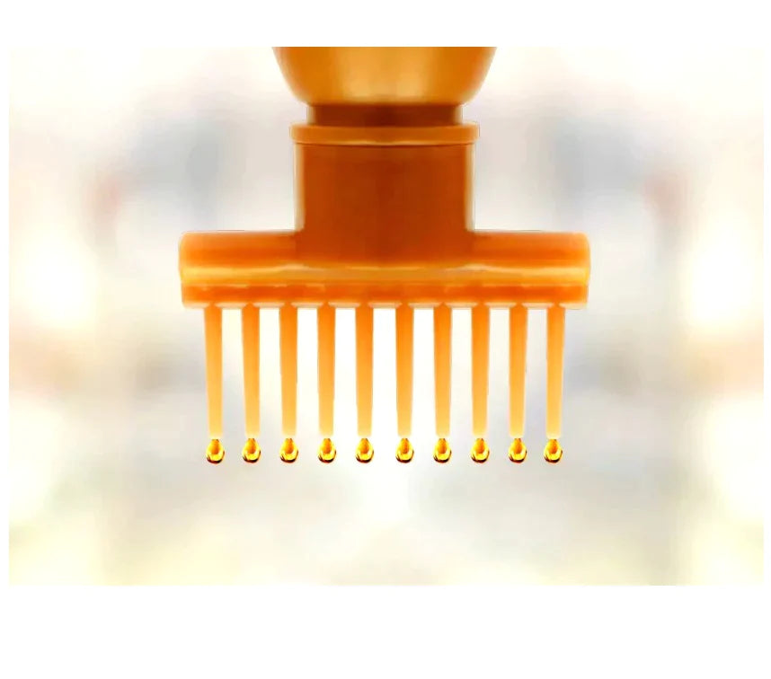 Hair Oil Bottle With Comb