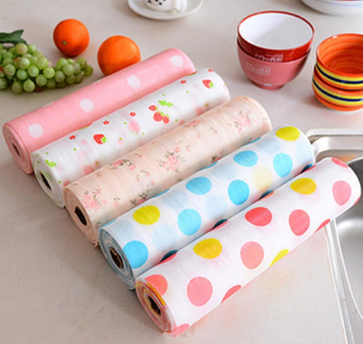 1 Roll Anti Slip Kitchen Cupboard Liners Mat Roll
